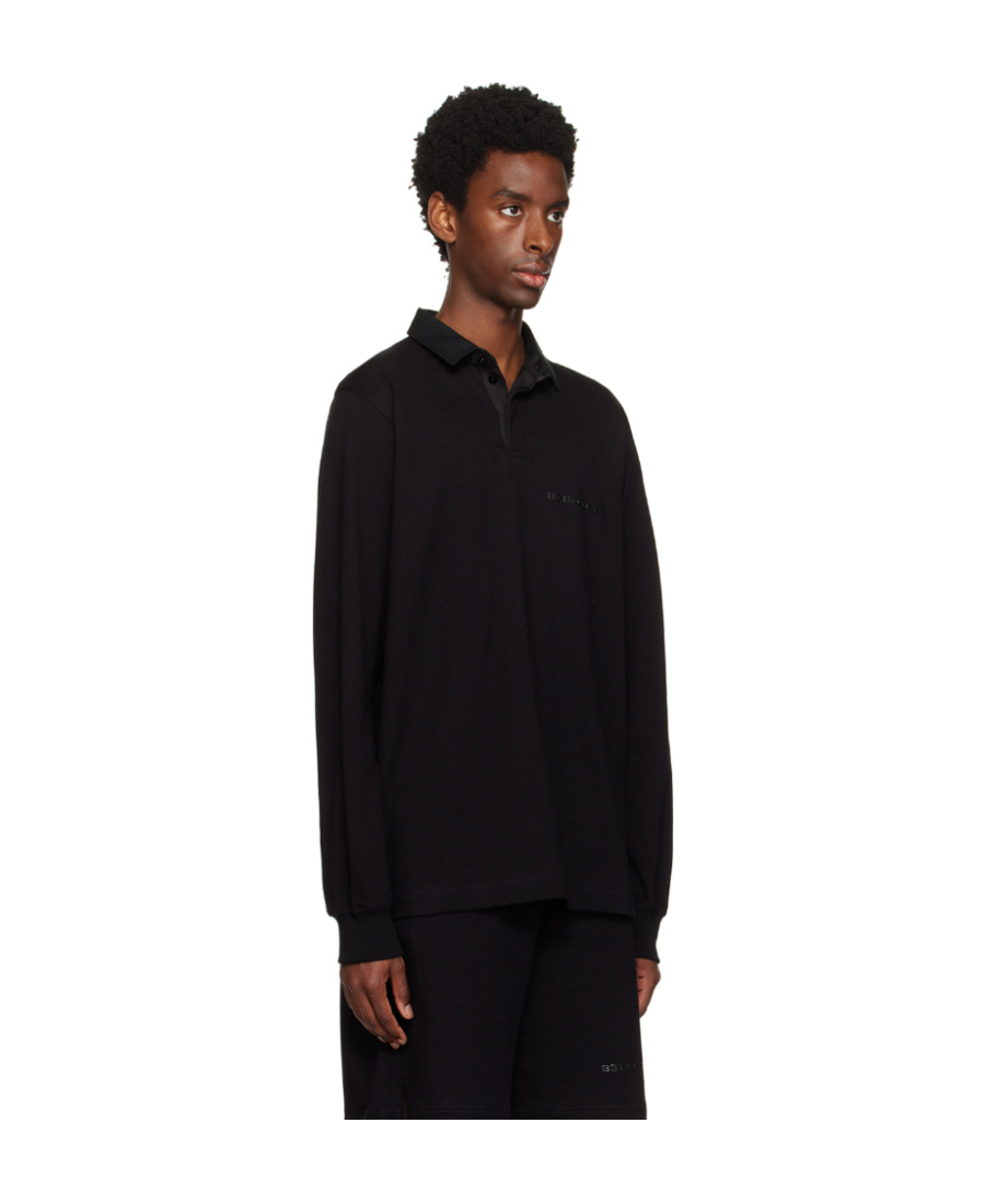 VTMNTS LOGO LONG-SLEEVED POLO SHIRT