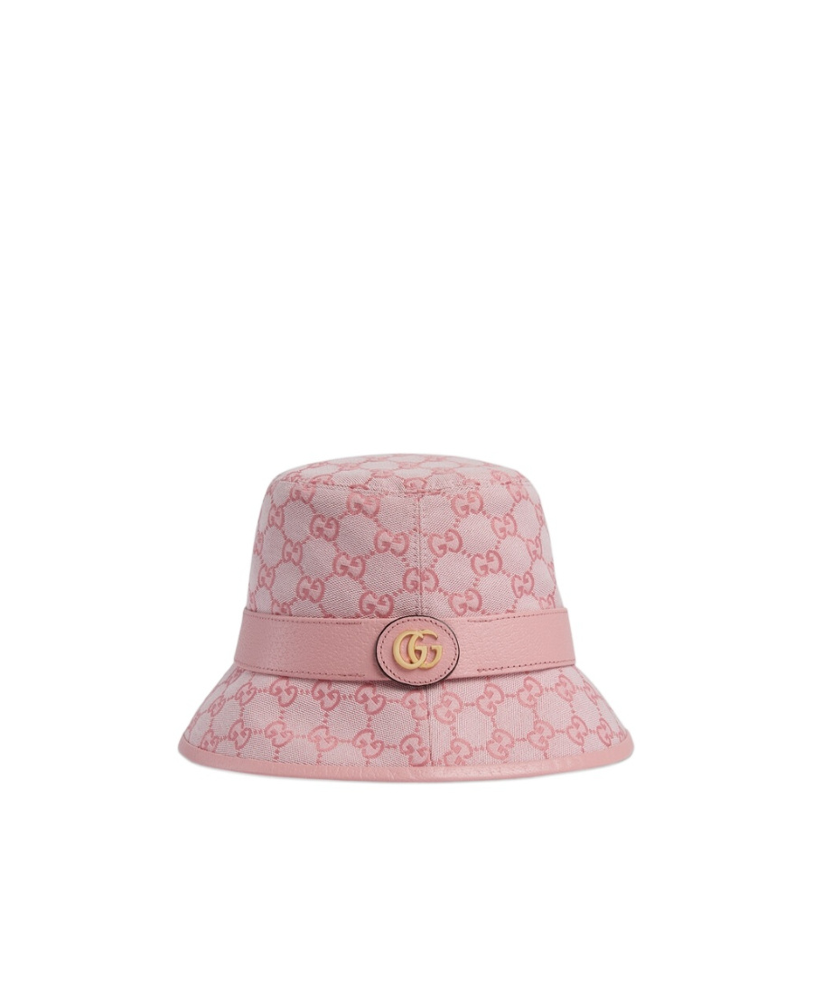Shop Gucci Gg Canvas Bucket Hat In Pink