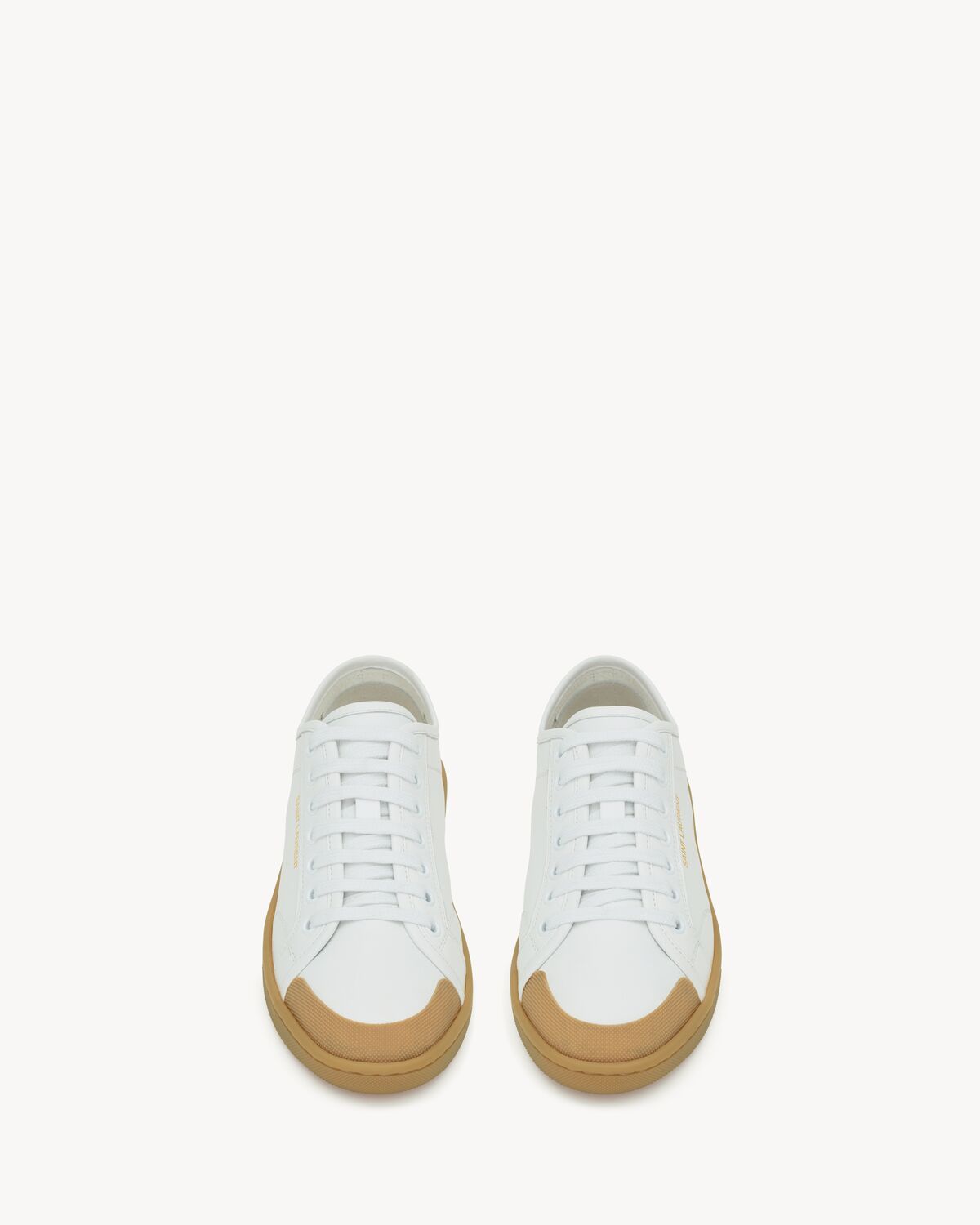 Saint Laurent 05 Low-top Rubber Sole Sneakers In White