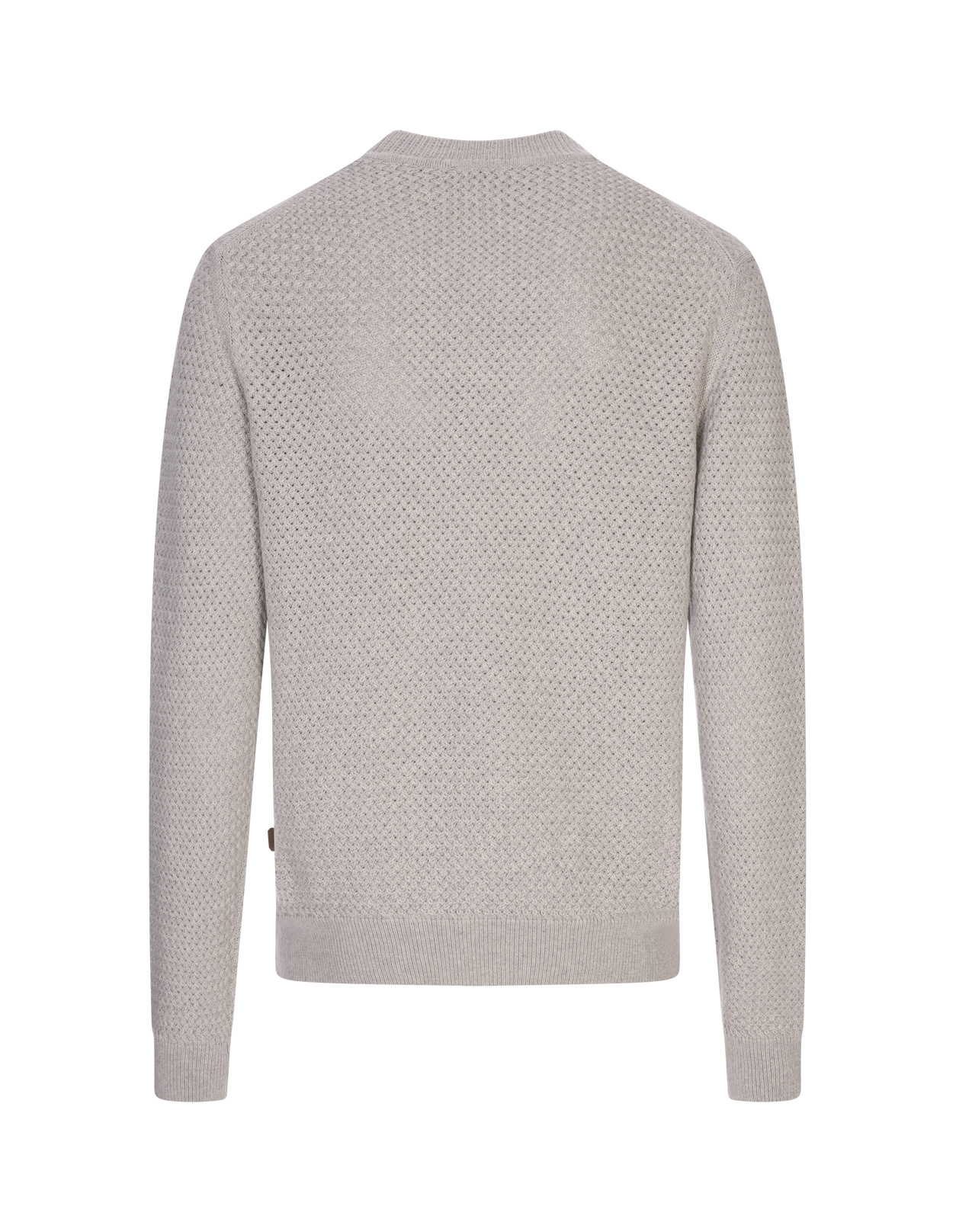 Hugo Boss Long-sleeved Sweater In Gray