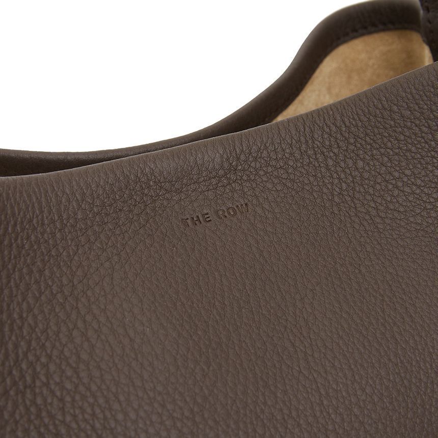 The Row N/s Park Grain-leather Shoulder Bag In Brown