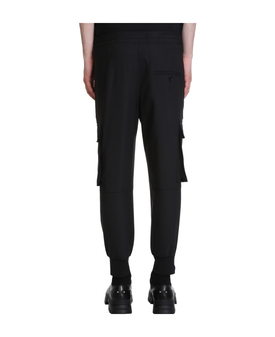 Neil Barrett Cropped Track Pants In Black