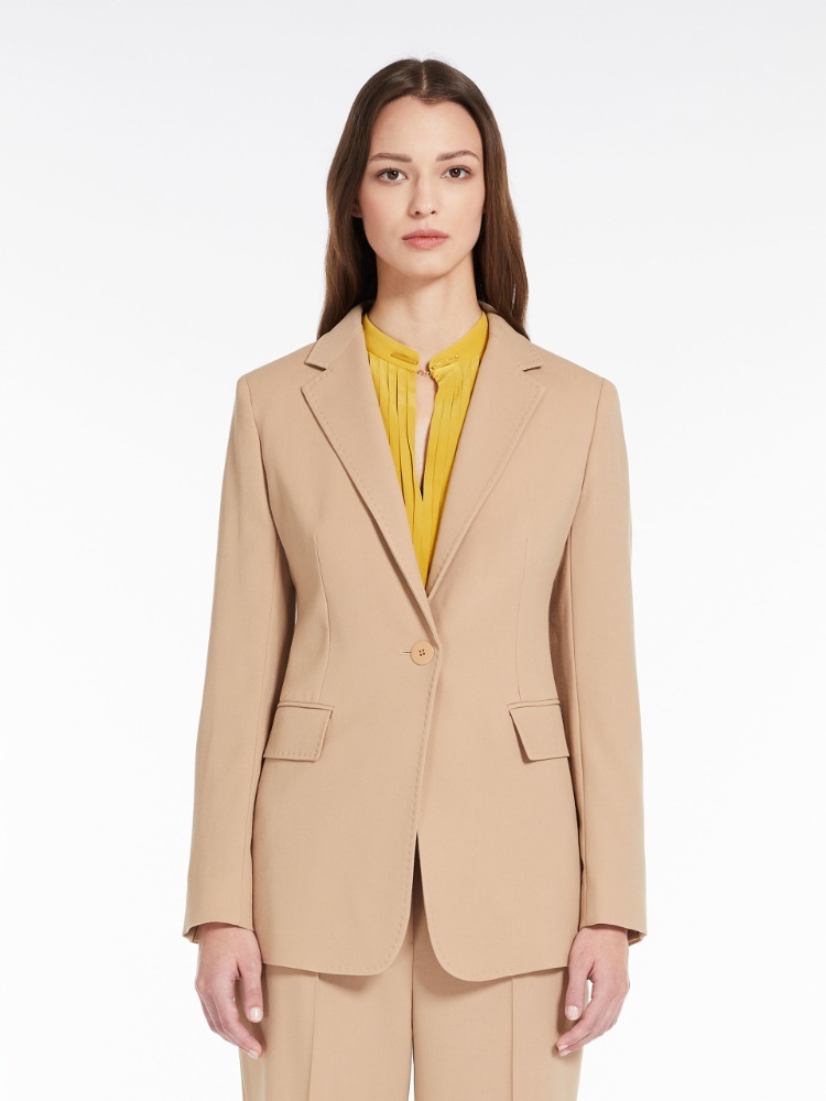 MAX MARA SINGLE-BREASTED WOOL BLAZER