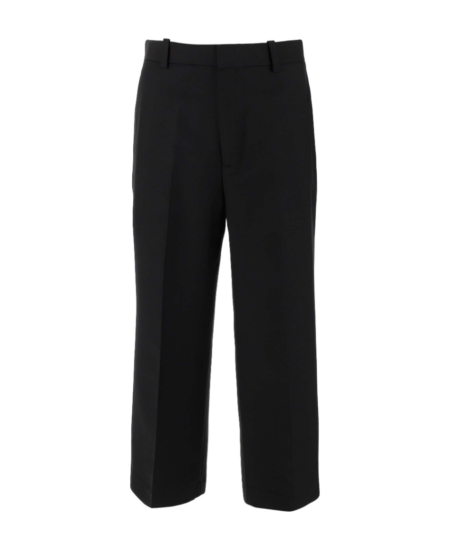 Khaite Melie Cropped Tailored Trousers In Black