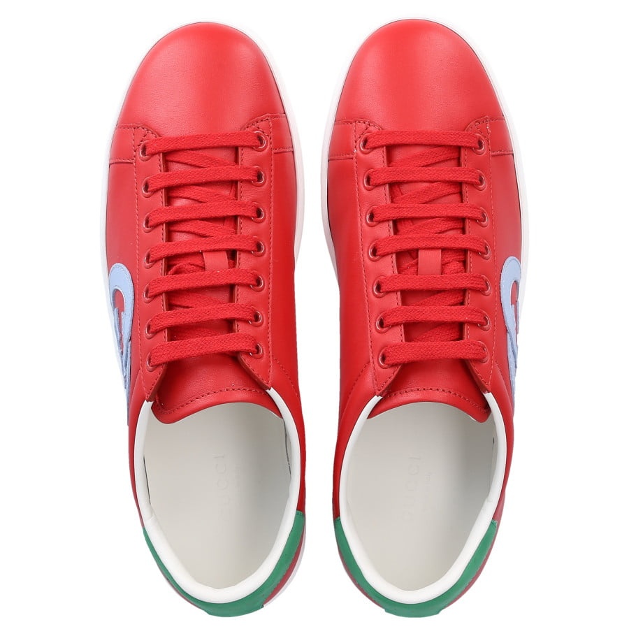 Gucci Gg Leisure Sports Shoes In Red