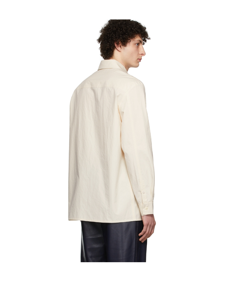 Nanushka Off-white Zander Shirt In White