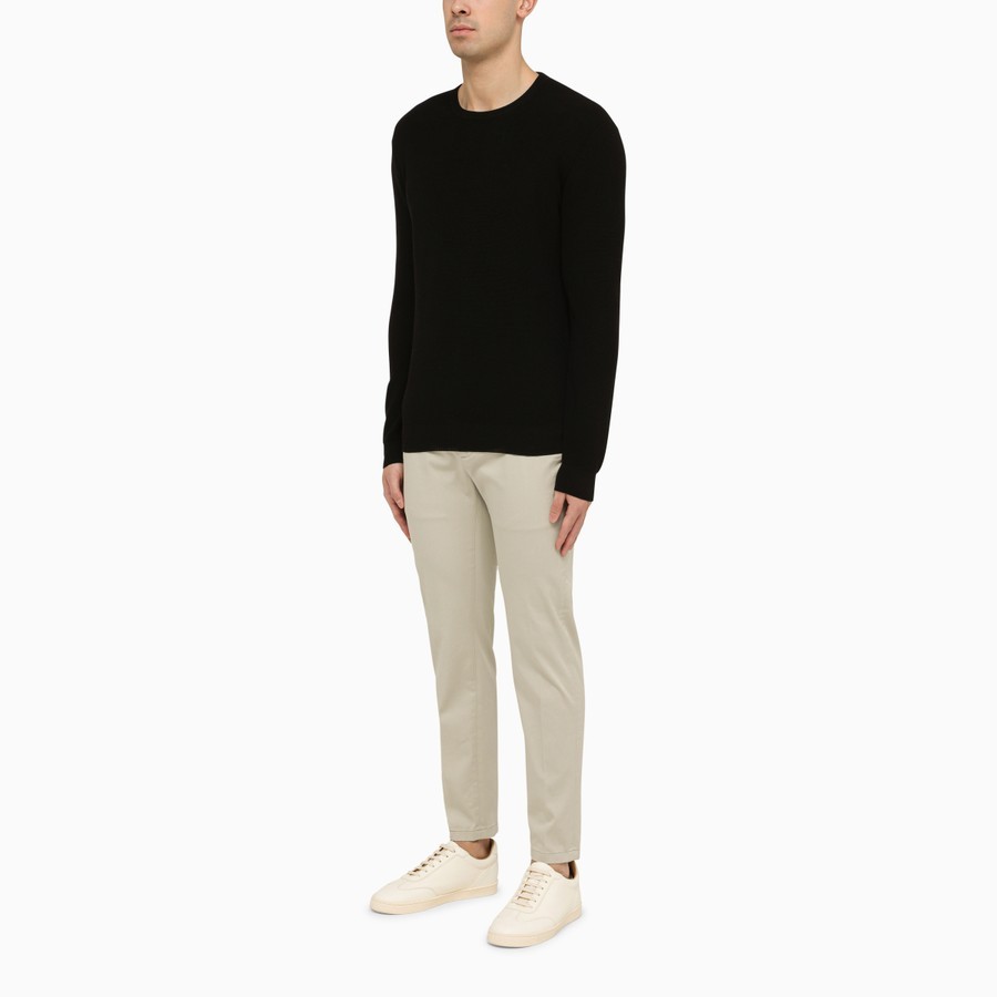 Department Five Regular Stucco-coloured Cotton Trousers In Nude
