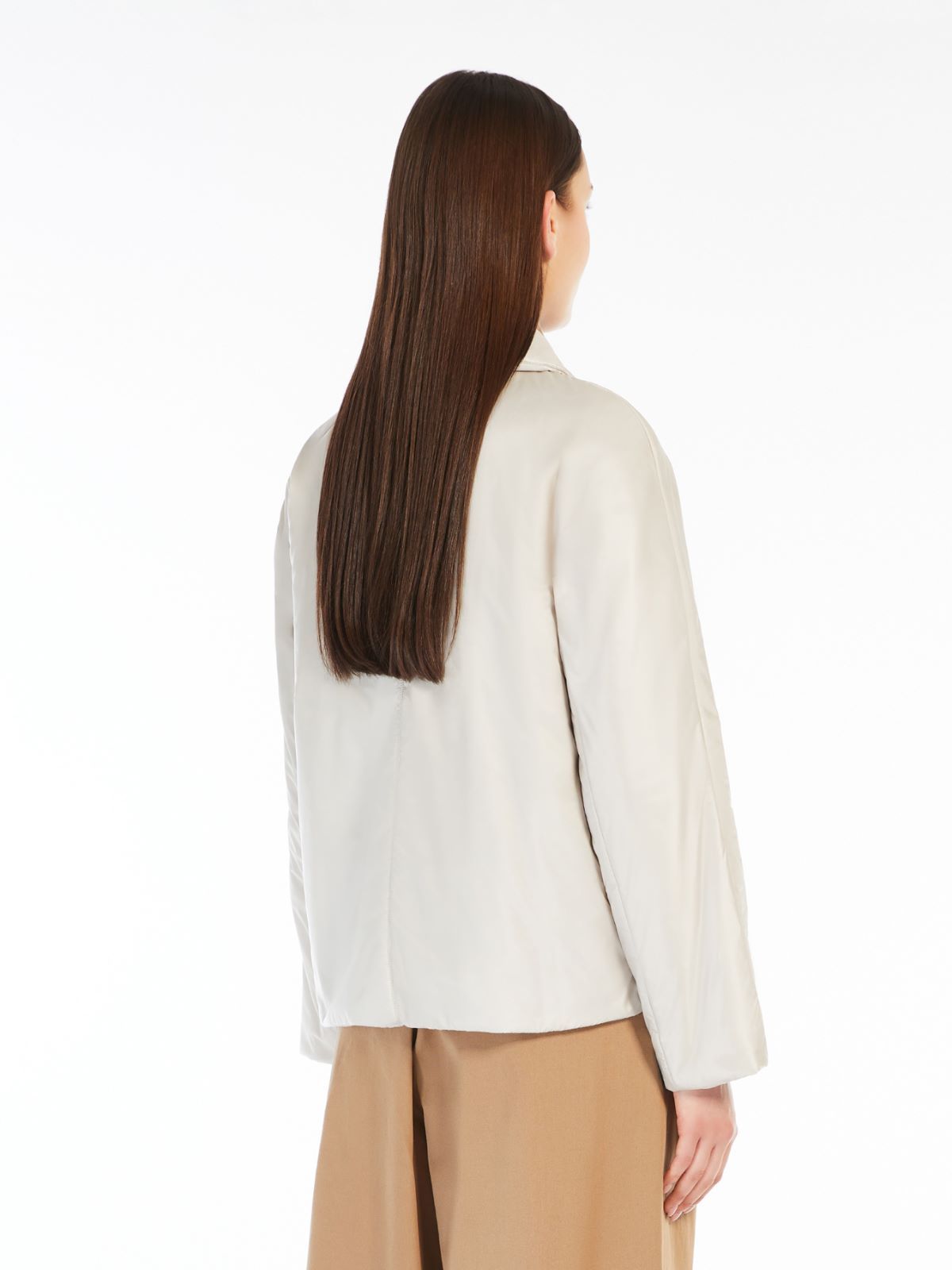 Max Mara Long-sleeved Casual Jacket In White