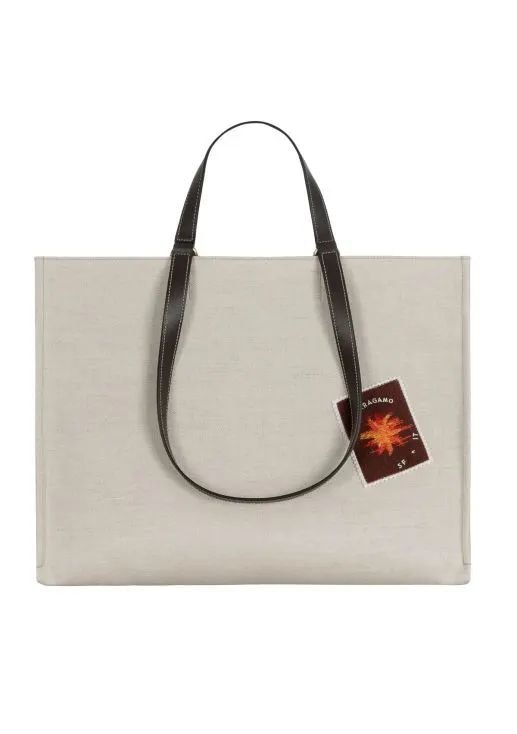 Ferragamo Logo Canvas Bag
