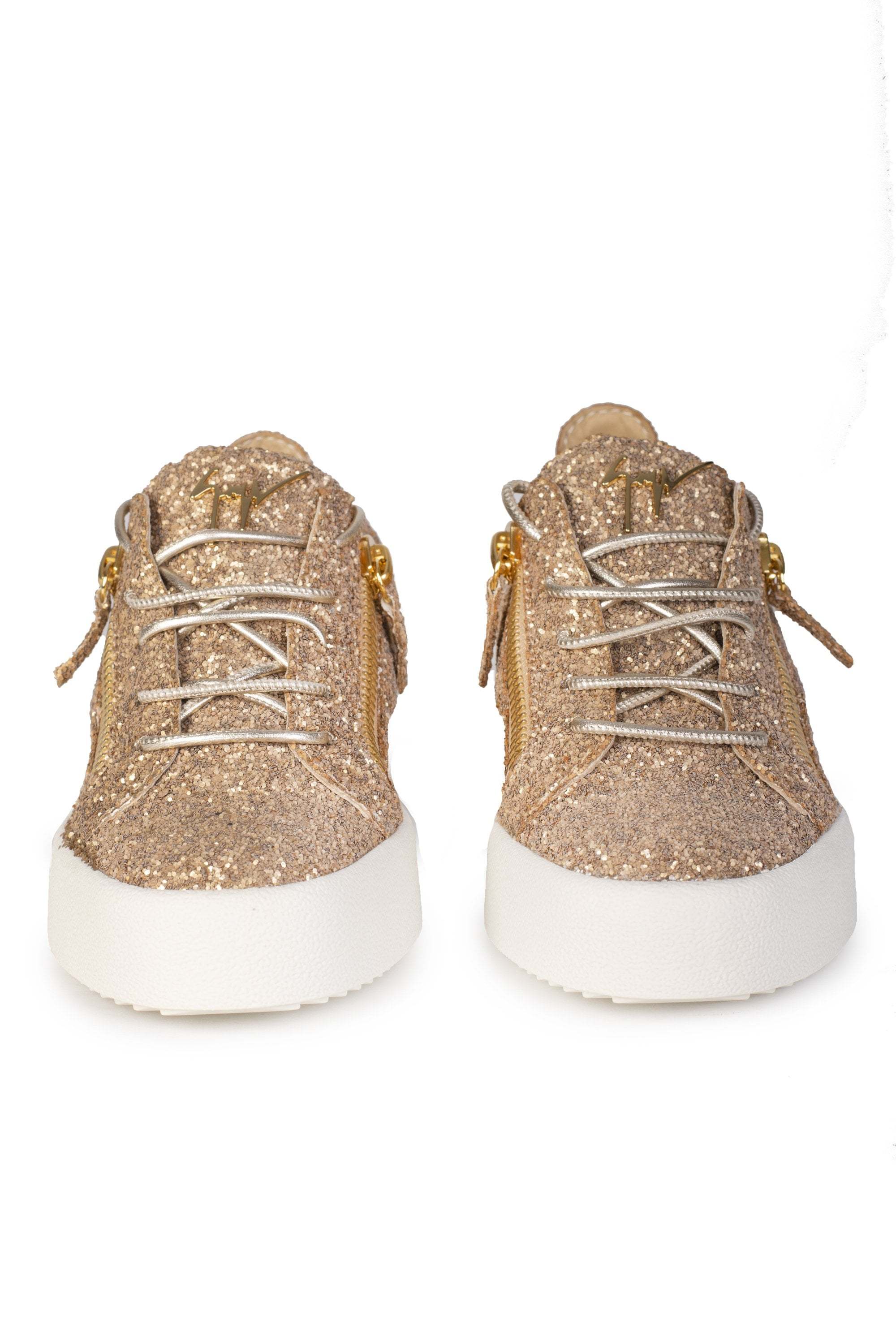 Giuseppe Zanotti Round Toe Low-top Casual Shoes In Brown
