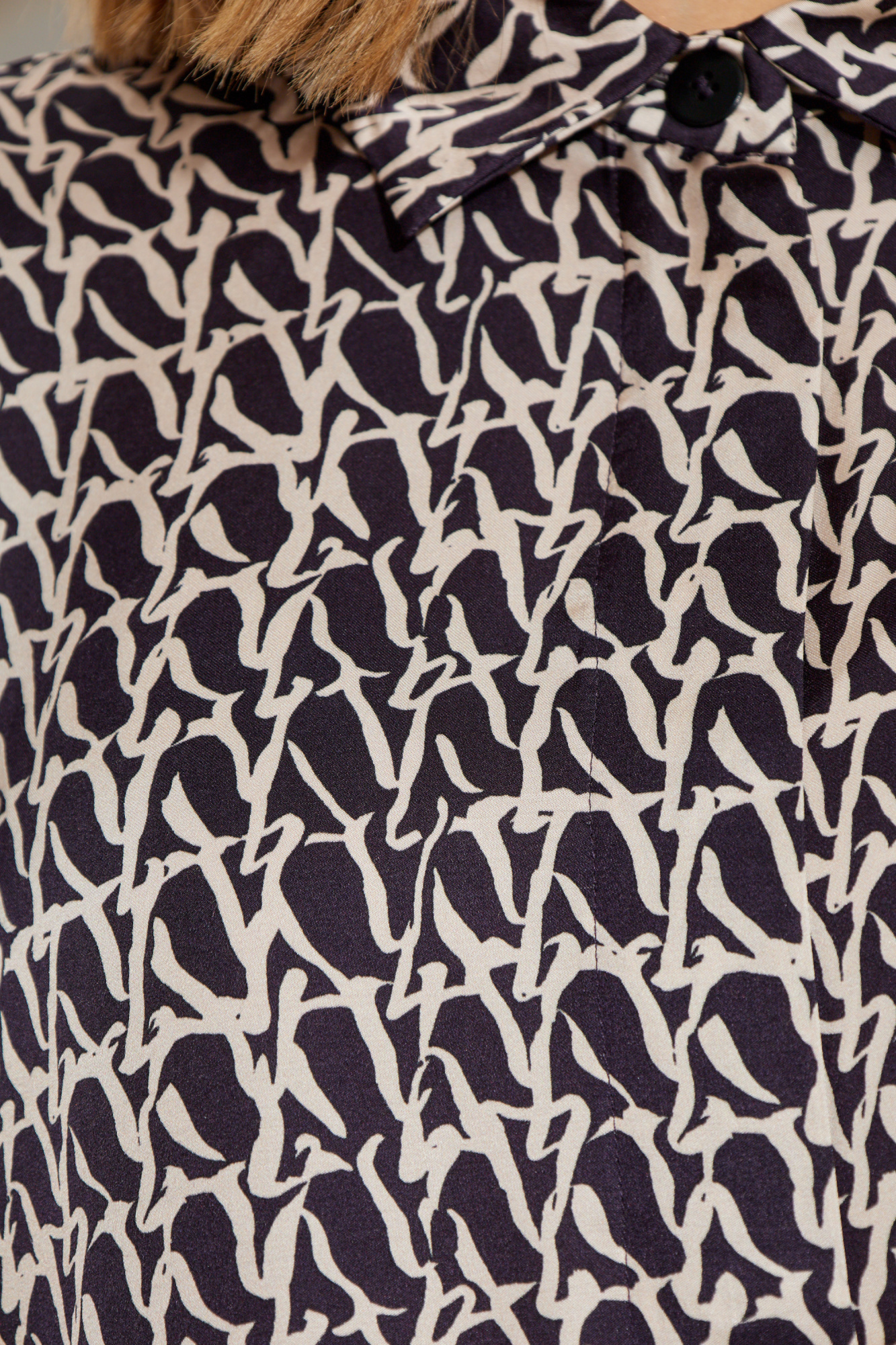 Shop Aeron Flint Printed Shirt In Black