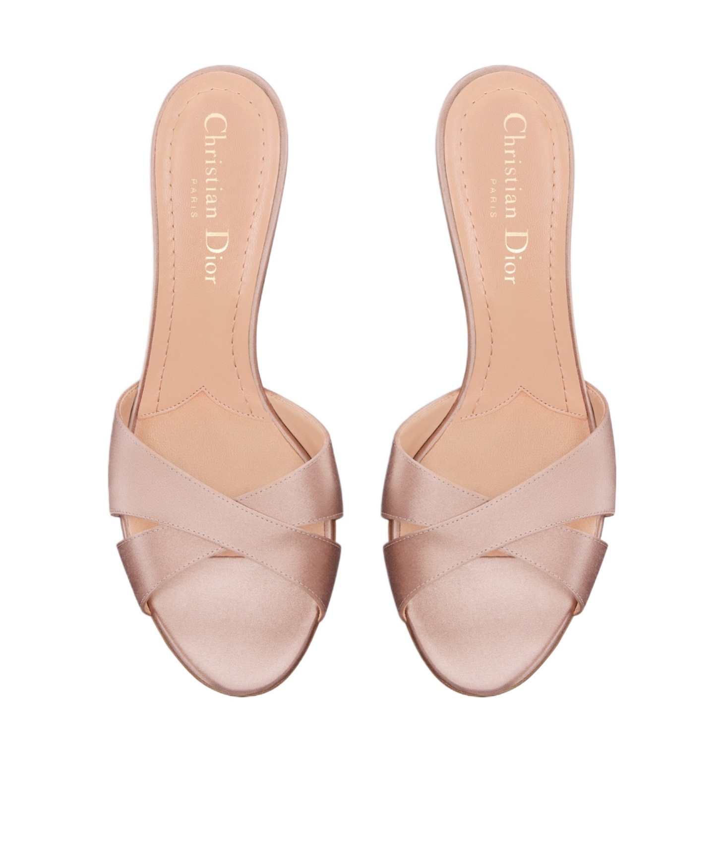 Dior Tribales Open-toed Heels Sandals In Nude