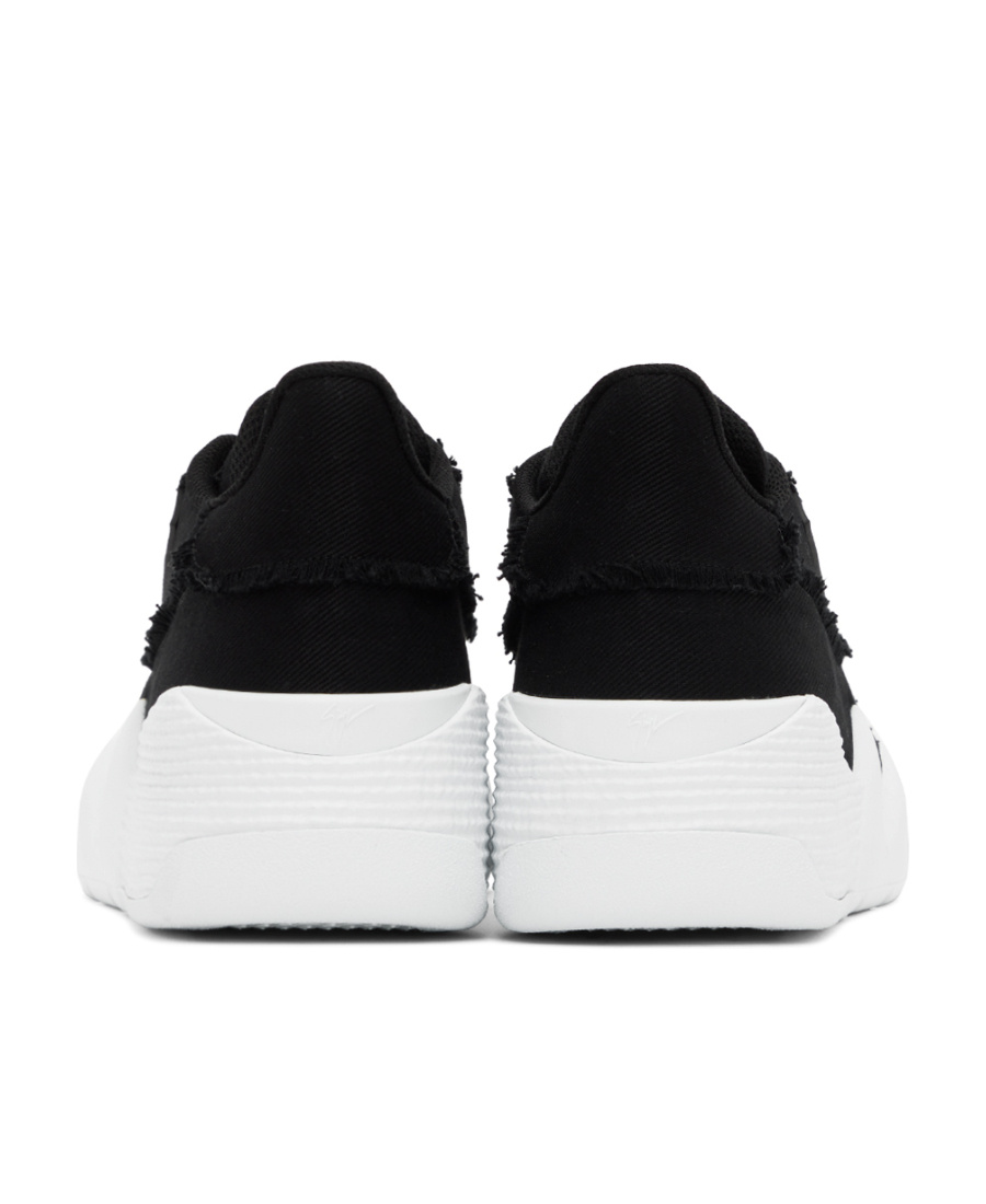 Shop Giuseppe Zanotti Talon Low-top Sneakers In Black