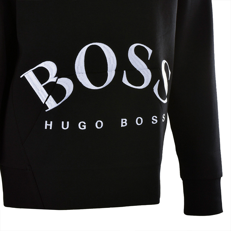 HUGO BOSS LOGO HOODED SWEATER