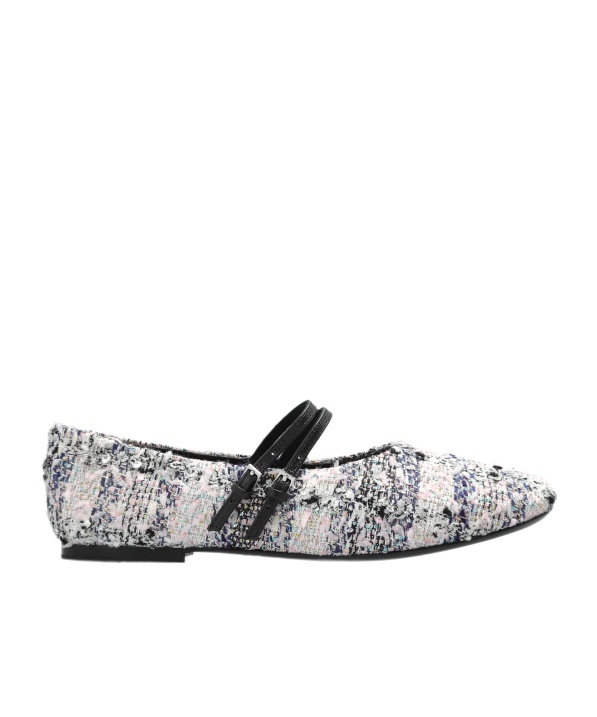 Tory Burch Strap-detail Ballet Flats In Multi