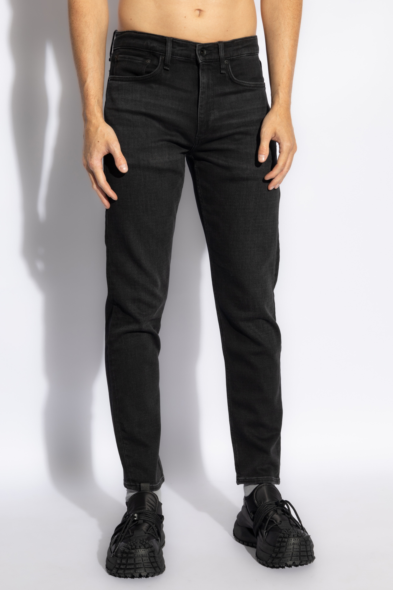 Rag & Bone Slim-fit Jeans In Black