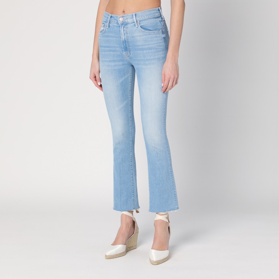 Mother Flared Jeans In Blue