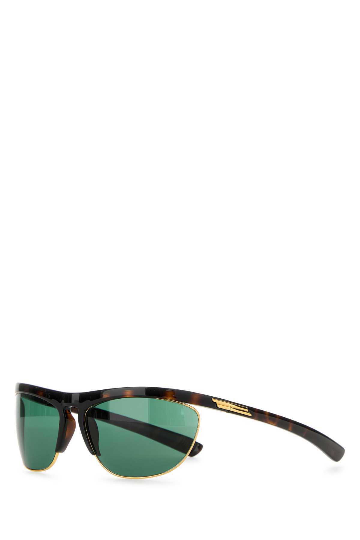 Bottega Veneta Speed Rectangular Sunglasses In Green