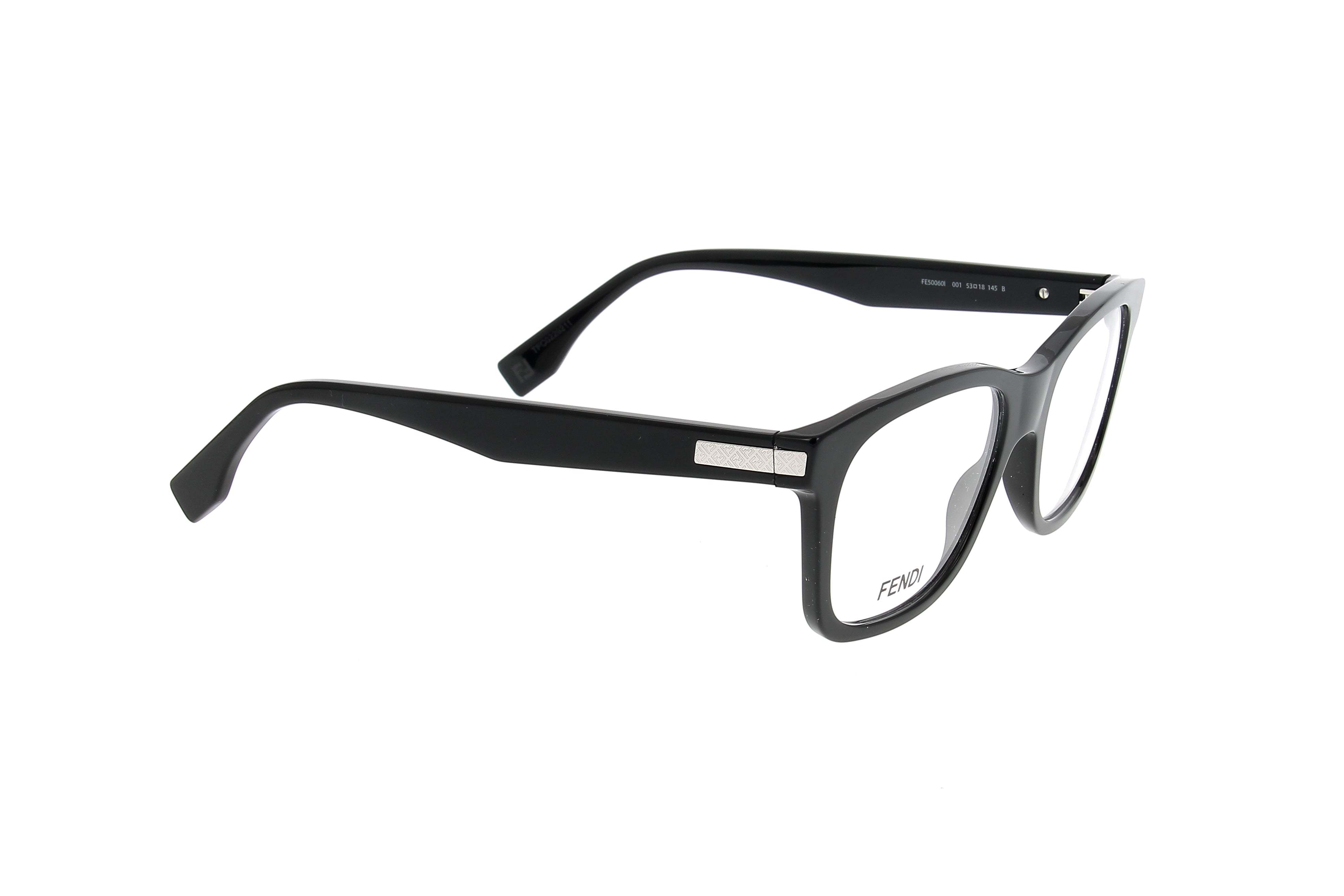 Fendi Eyewear Square Frame Glasses In Black