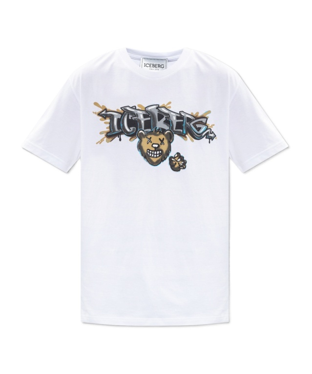 Iceberg Printed T-shirt In White