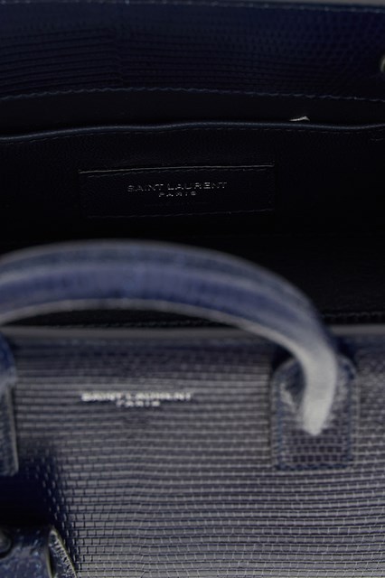 Saint Laurent Nano Sac De Jour Handbag In Blue