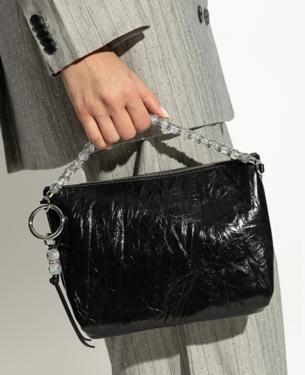 Jimmy Choo Callie Clutch Bag In Black