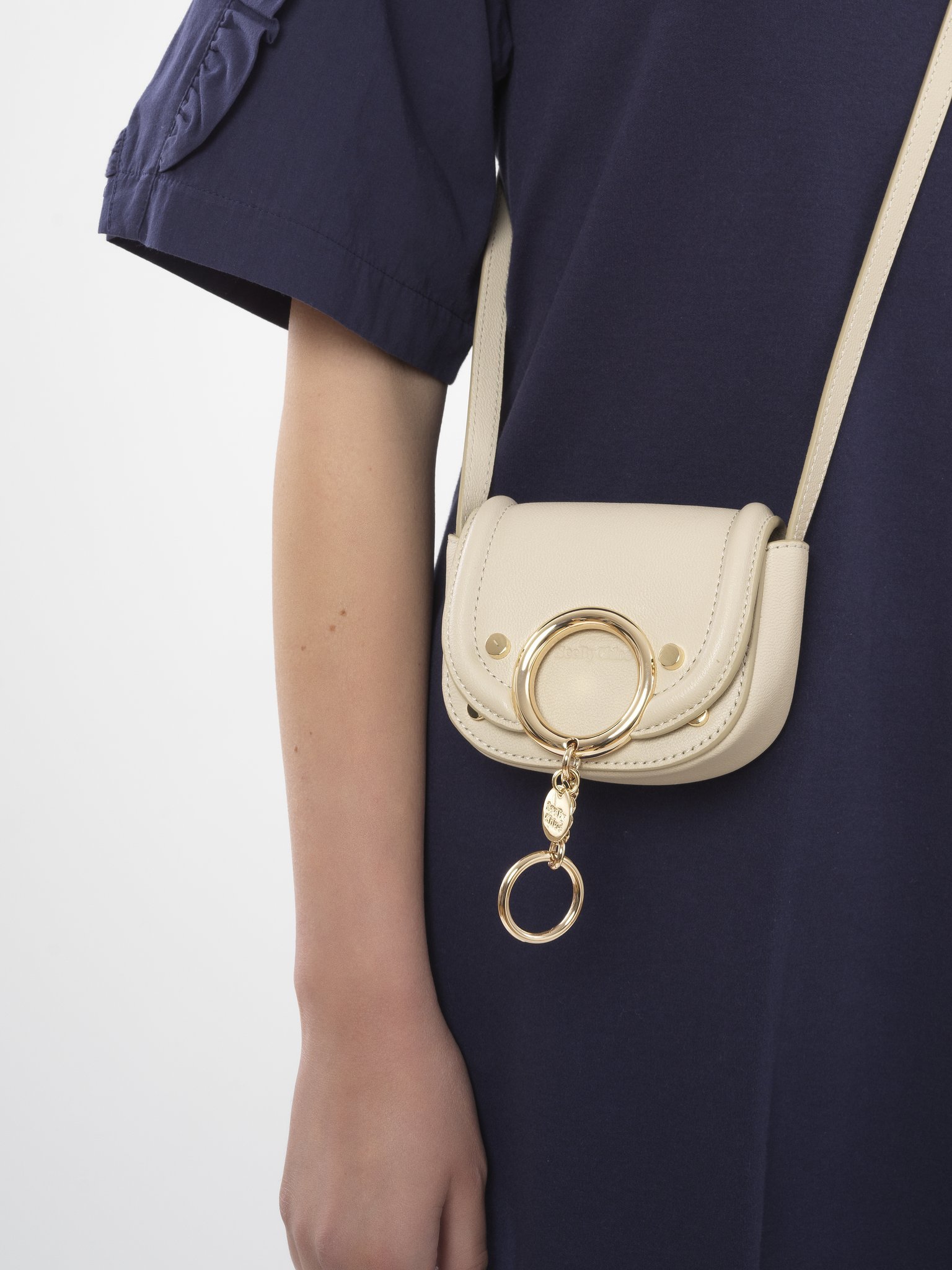 See By Chloé Flip Shoulder Bag In Nude