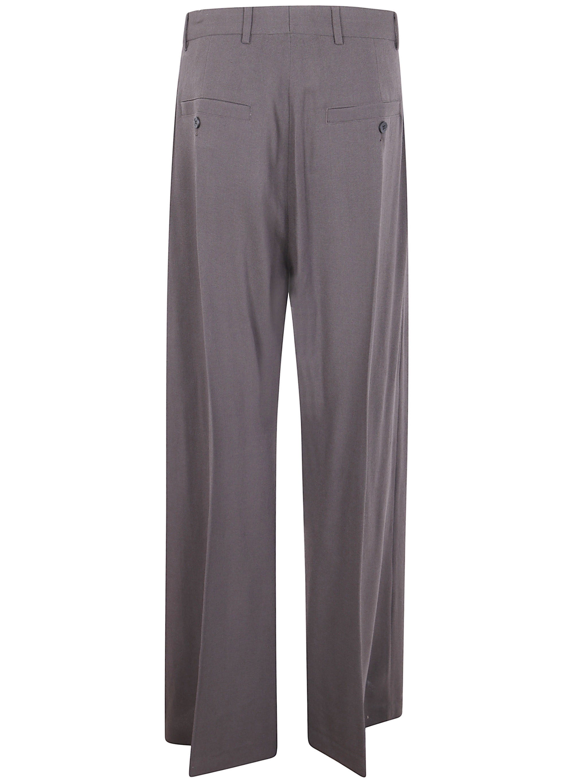 Rick Owens Belt Loops Slacks In Gray