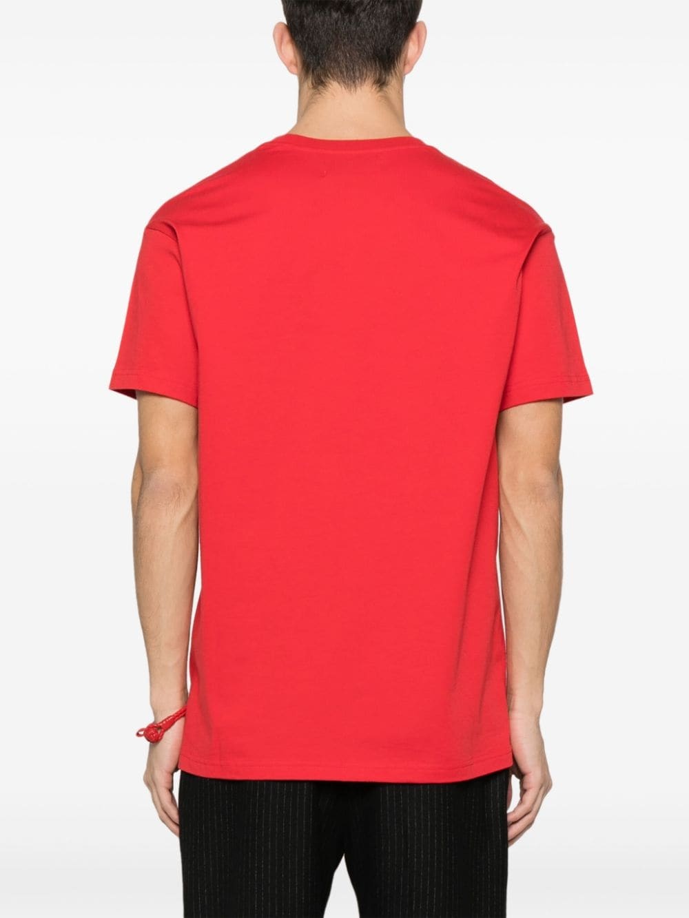 Shop Vivienne Westwood Orb-logo-print Cotton T-shirt In Red