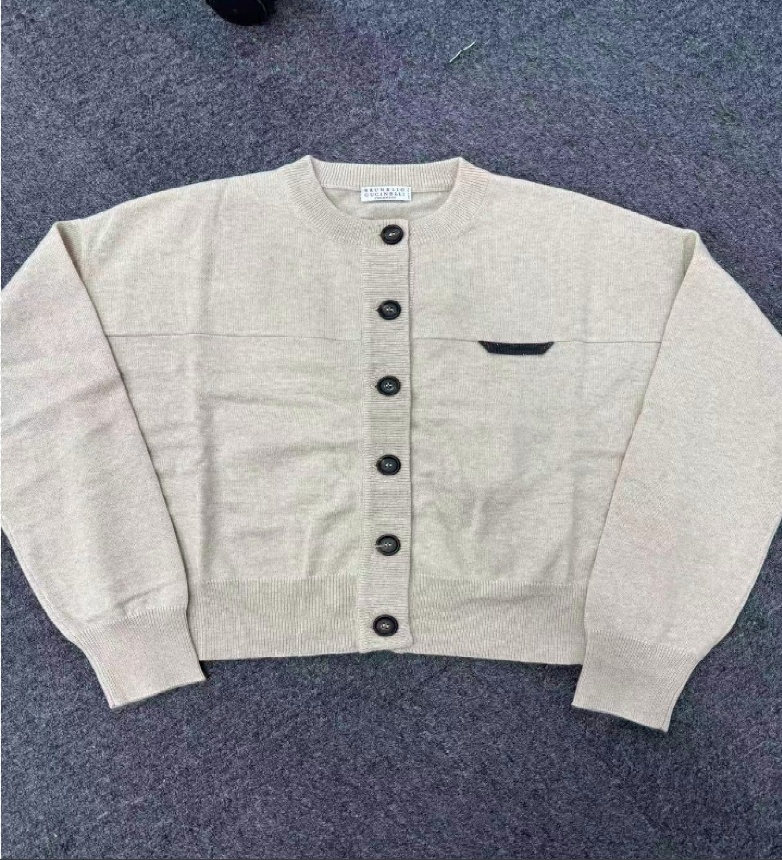 Brunello Cucinelli Long-sleeved Knitted Cardigan