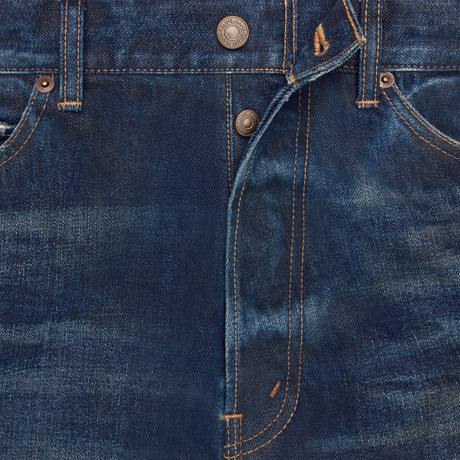 Celine Belt-loop Jeans In Blue