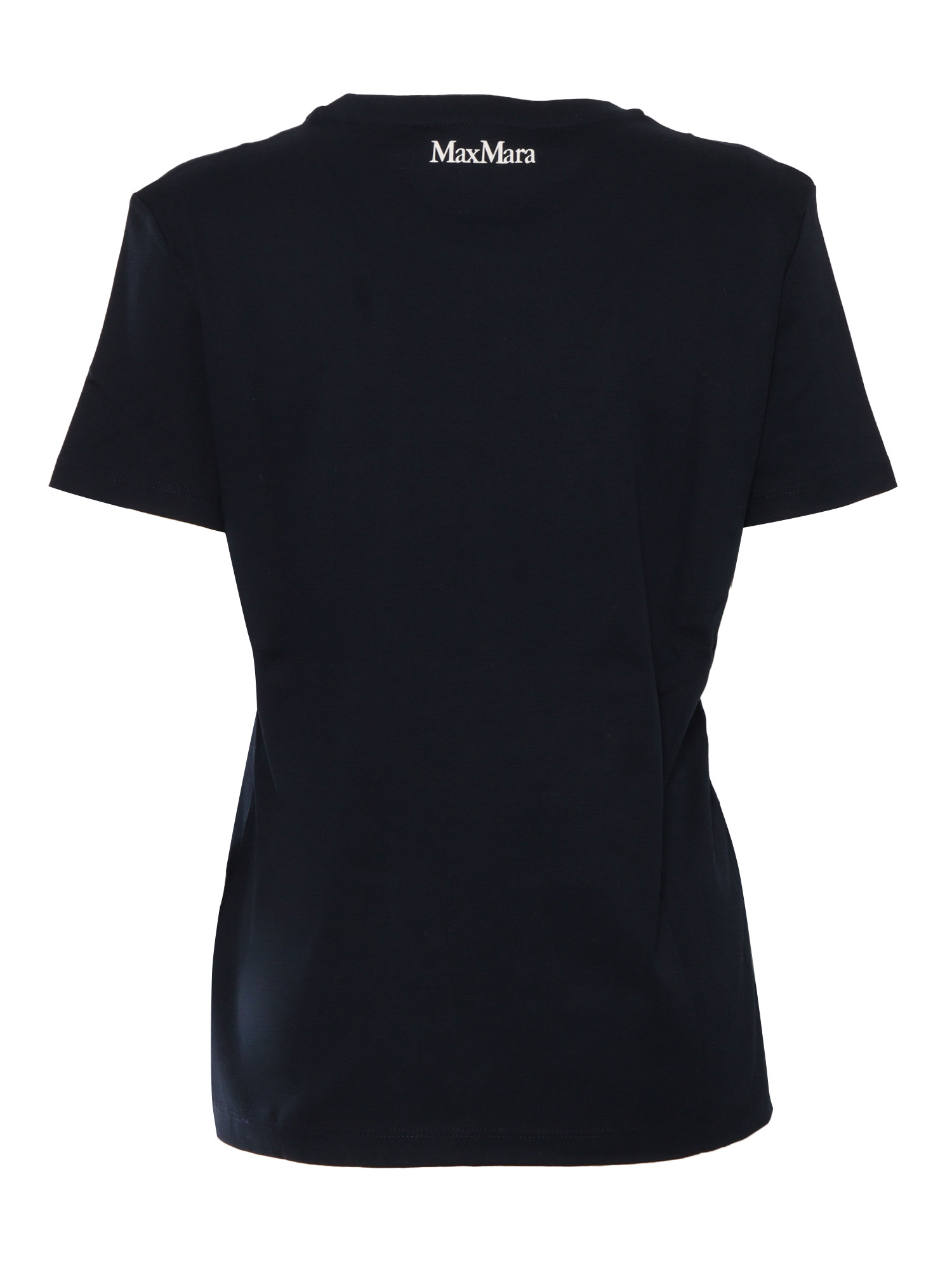 Max Mara Studio Ring Floral Embroidered Crewneck T