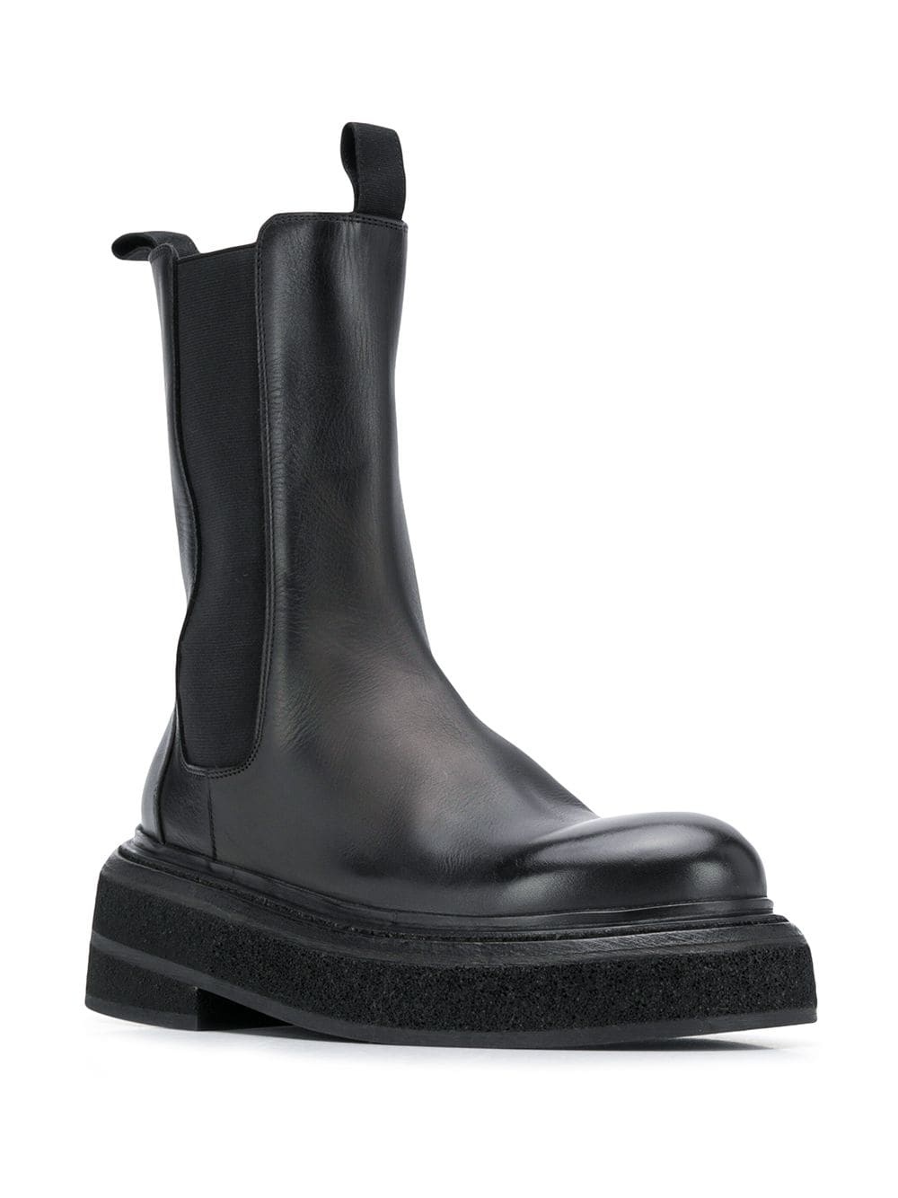 Marsèll Track Sole Ankle Boots In Black