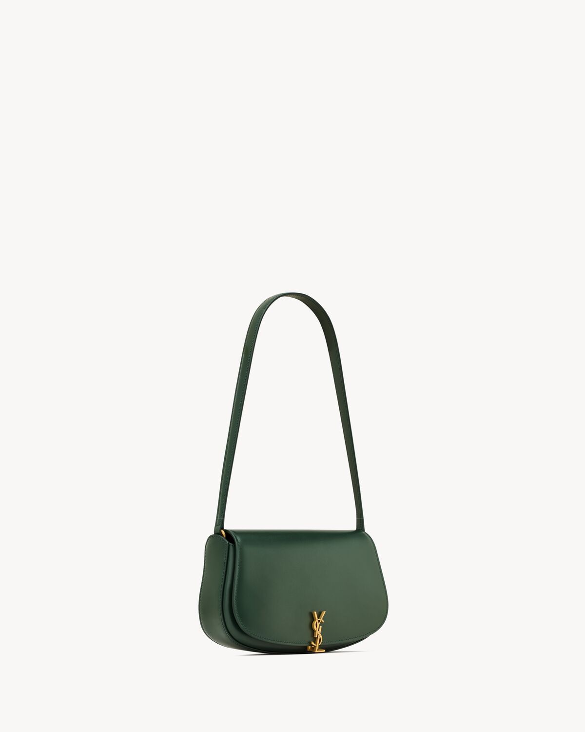 Saint Laurent Mini Voltaire In Box In Green