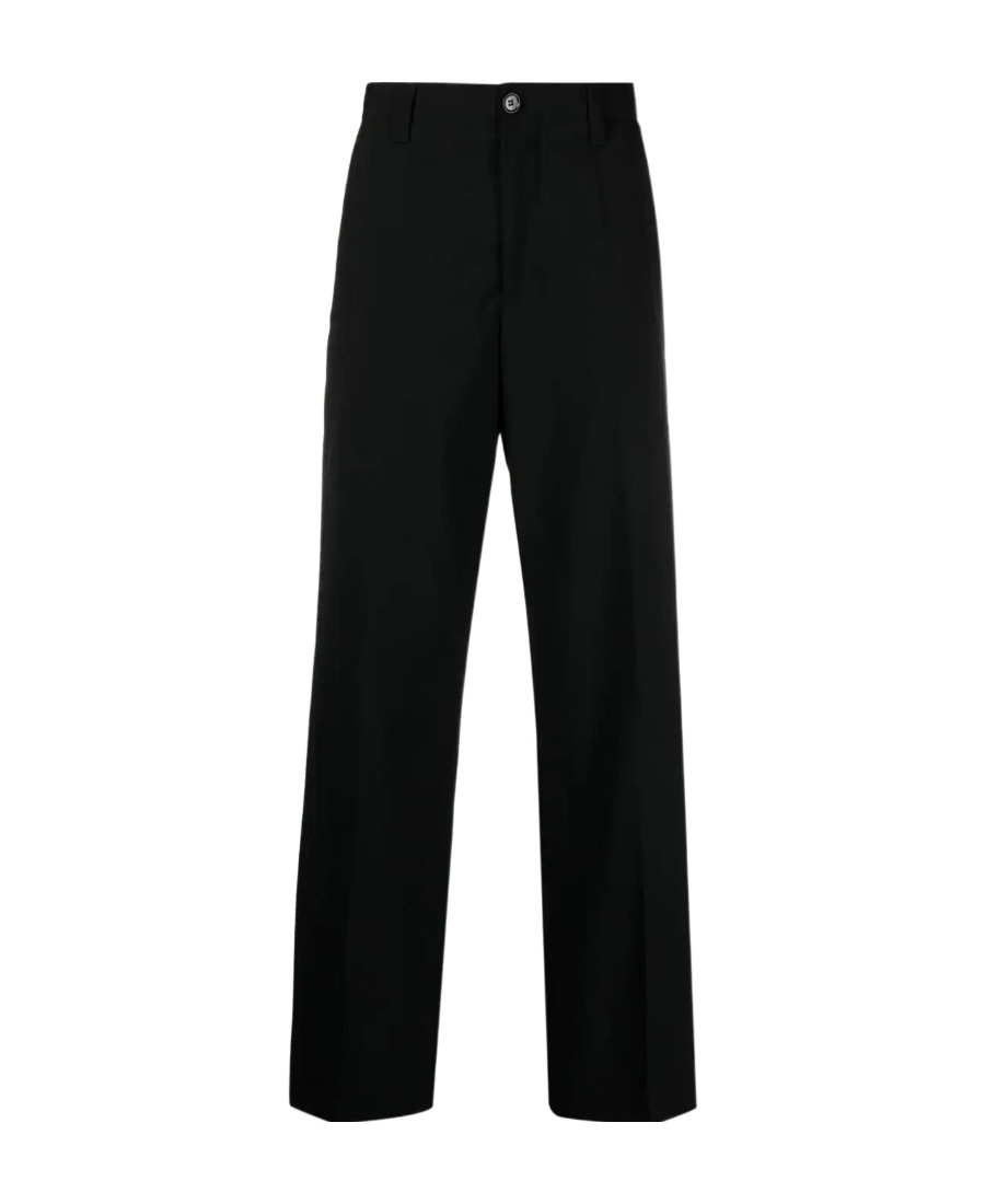 Marni Men's Lightweight Wool Trousers For Ss24 In Black