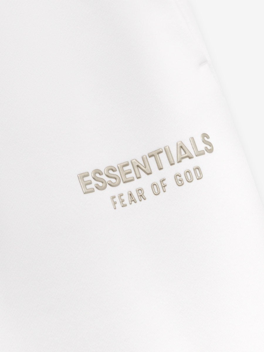 Essentials Drawstring Waist Sweatpants In White