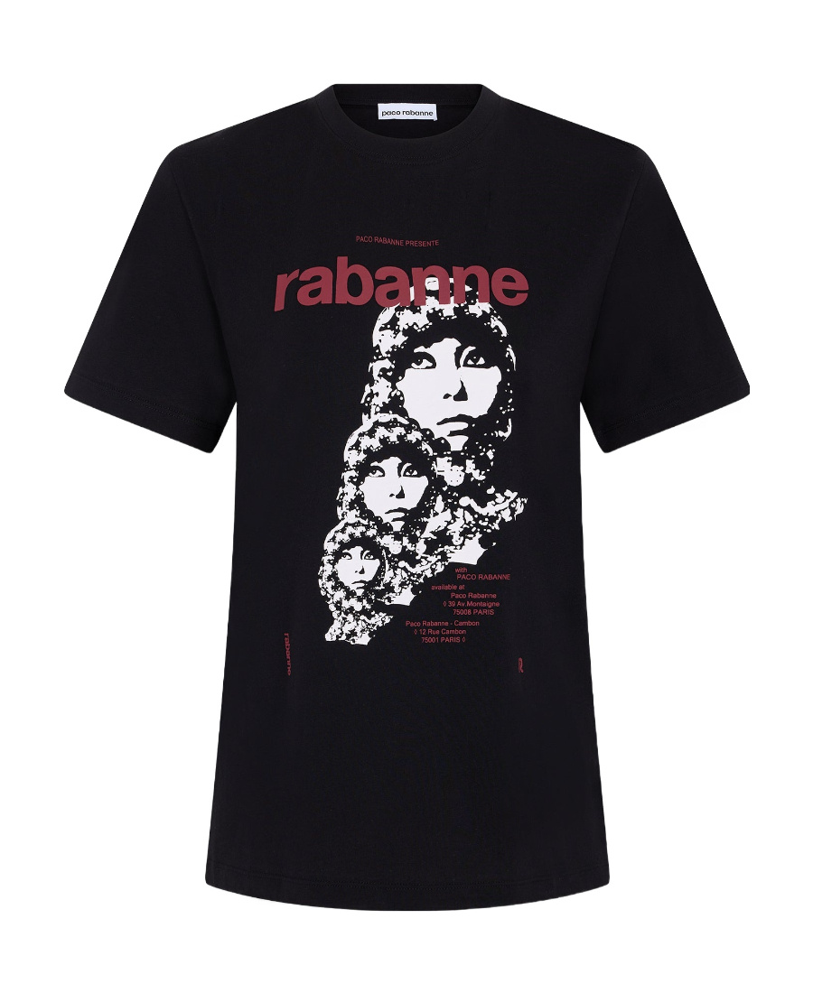 RABANNE VISCONTI-INSPIRED COTTON T-SHIRT