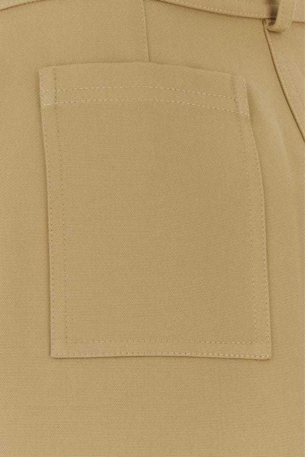 Bottega Veneta Wrap Midi Skirt With Leather Belt In Nude