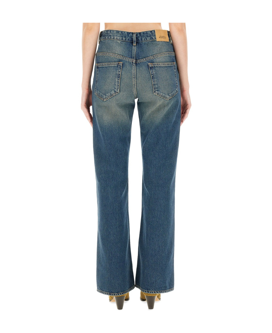 Isabel Marant Belvira Flared Jeans In Blue