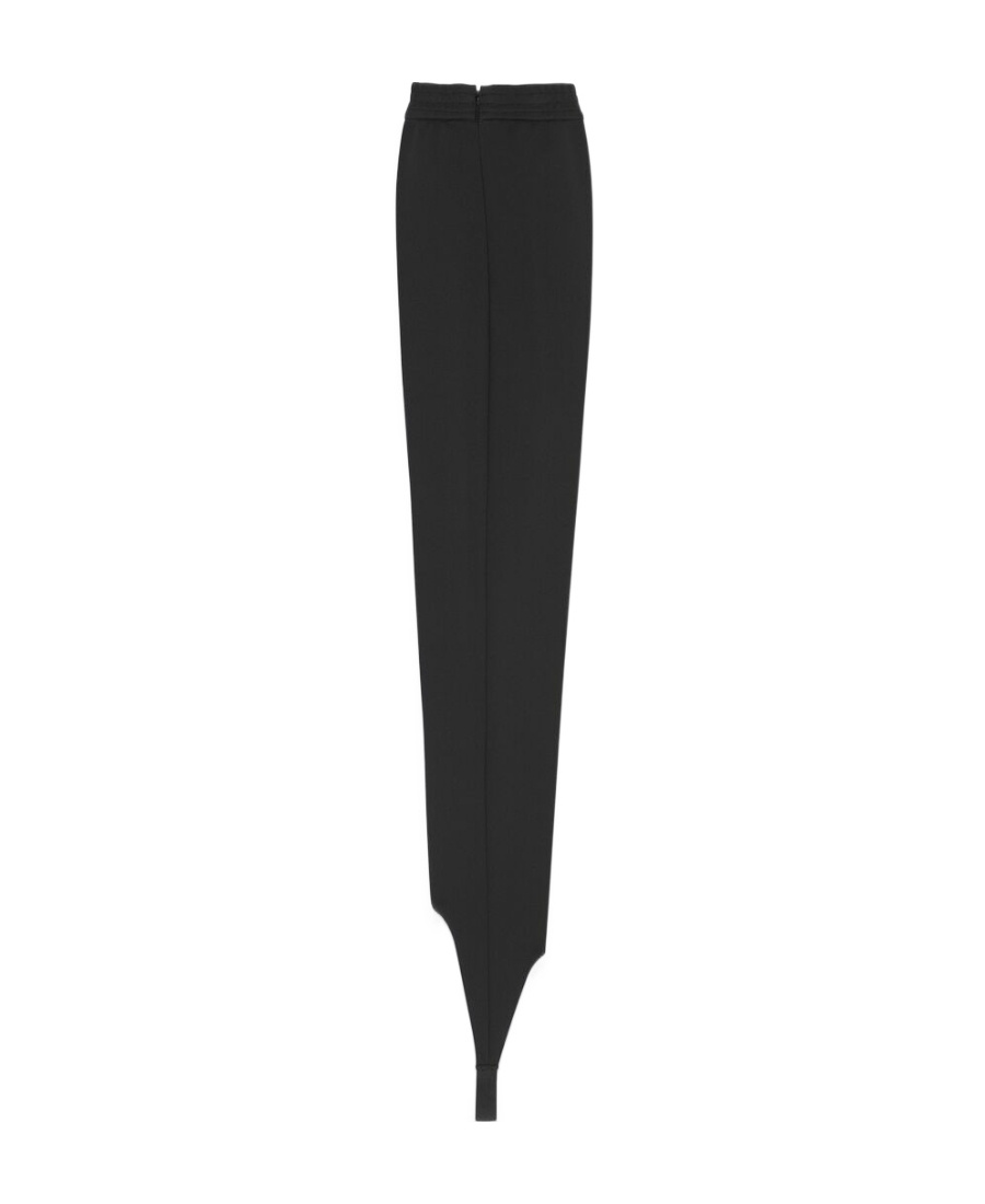 Saint Laurent Stirrup-cuff Leggings In Black