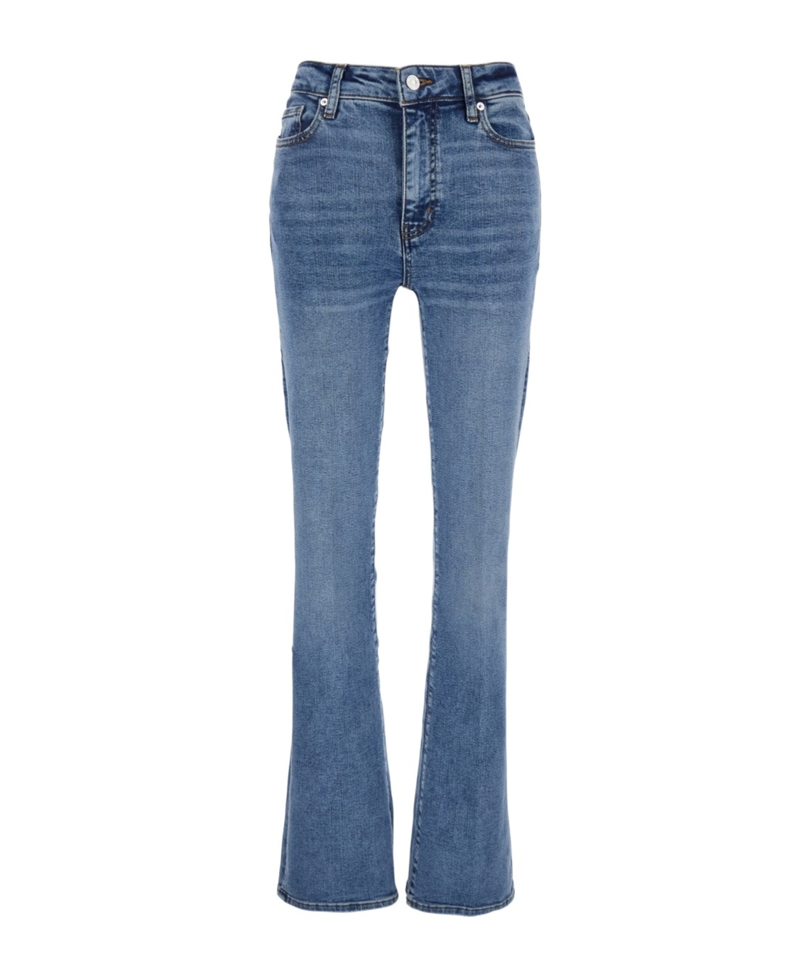 FRAME FRAME LE MID-RISE FLARED-LEG JEANS
