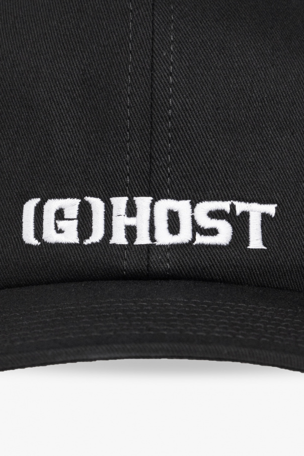 Raf Simons Slogan-embroidered Cotton Cap In Black