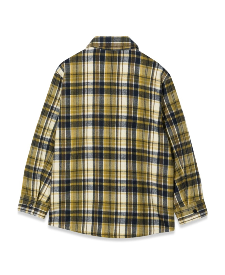 Aspesi M L Checkered Shirt In Green