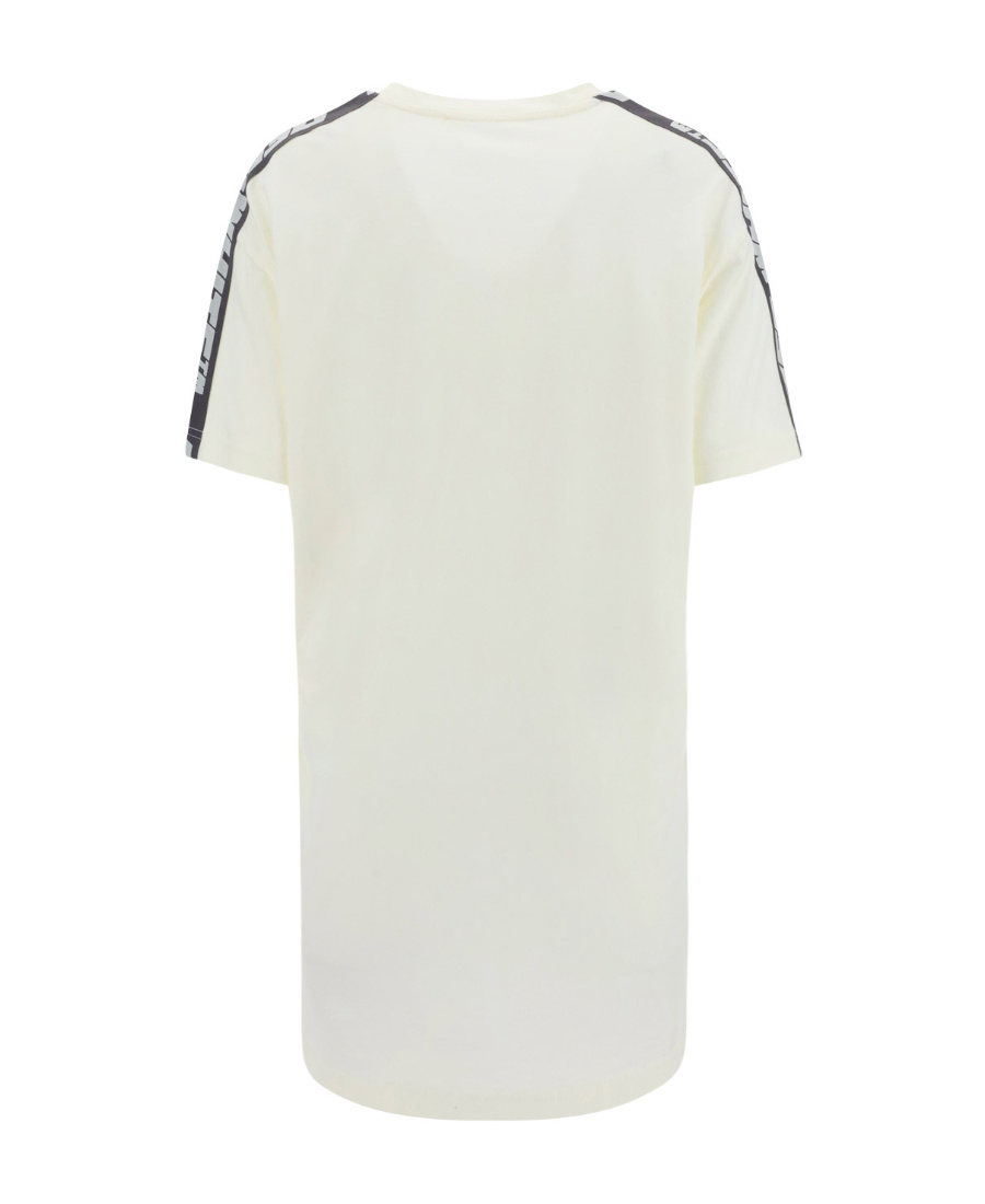Off-white Side-stripe T-shirt Dress In White