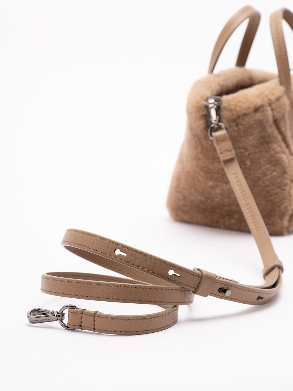 Brunello Cucinelli Duo Shoulder Bag In Brown