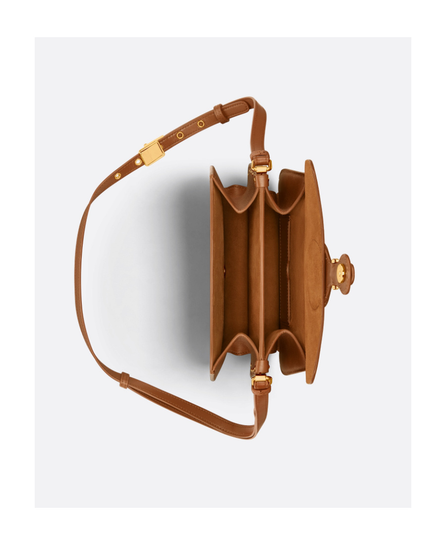 Dior Bobby Frame Shoulder Bag In Brown