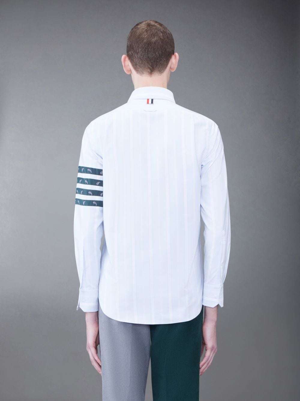 Thom Browne Signature 4-bar Stripe Shirt In Blue