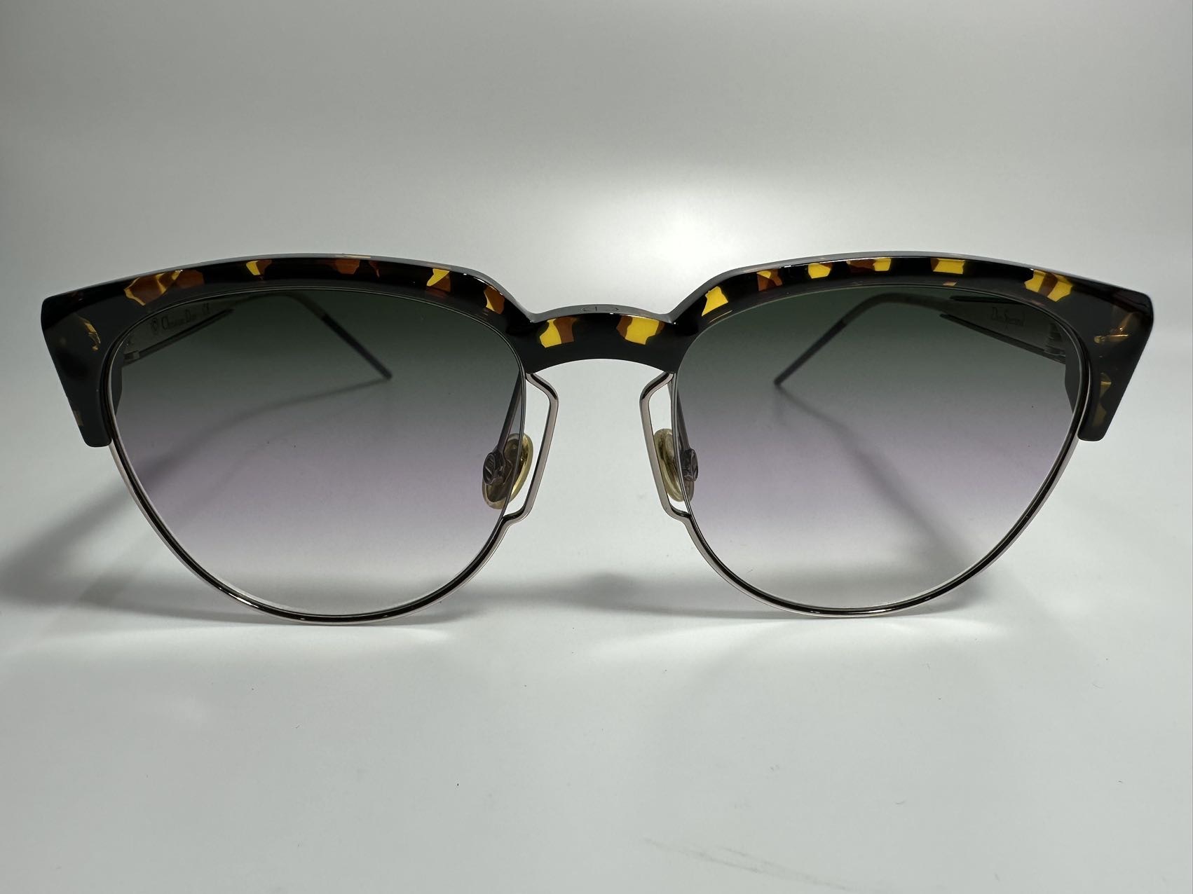 Dior Full-frame Logo Sunglasses In Black