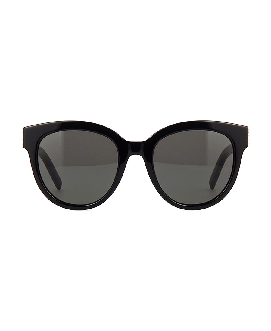 Saint Laurent Eyewear Round Frame Sunglasses In Black