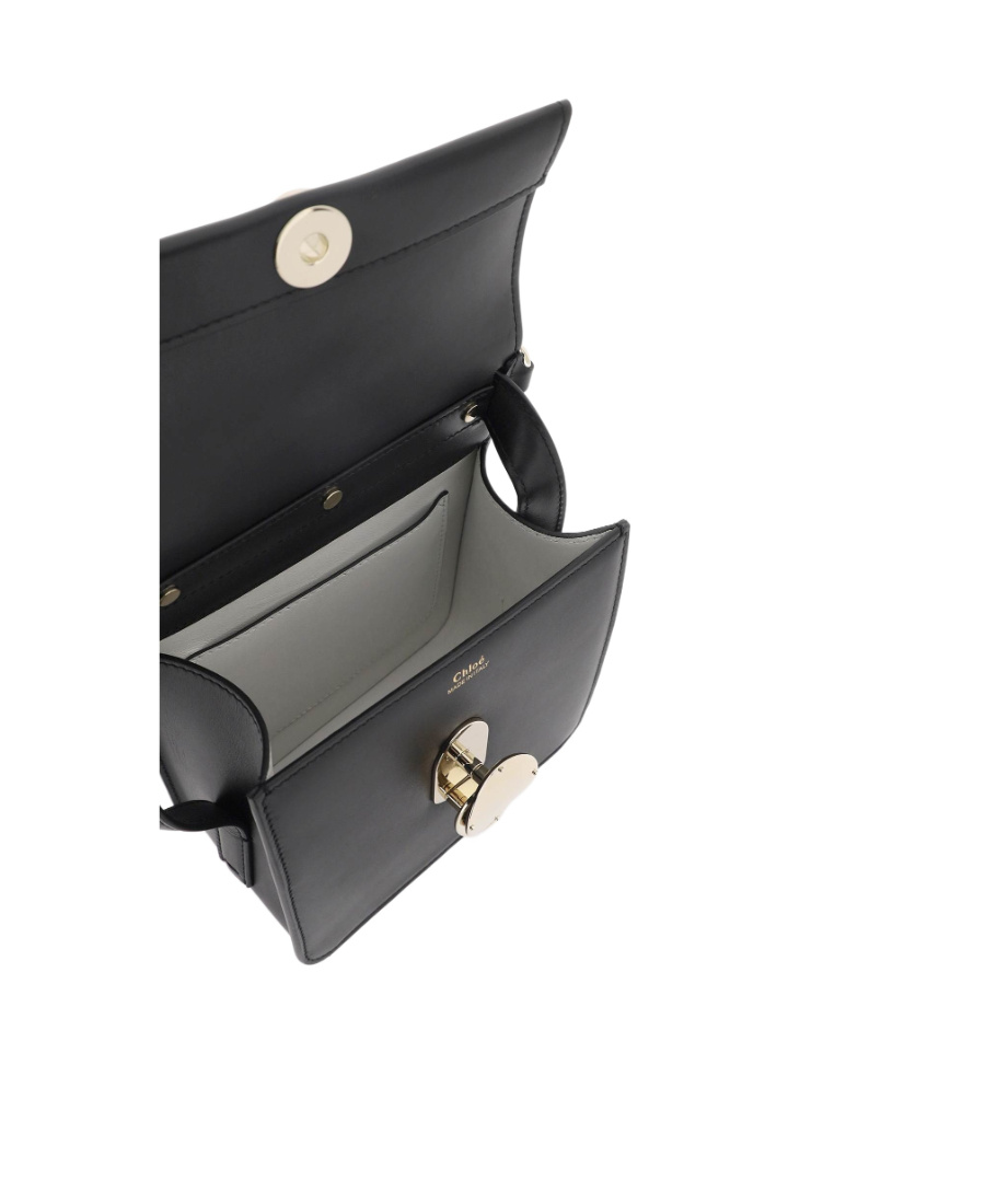 Chloé Small Flip Shoulder Bag In Black